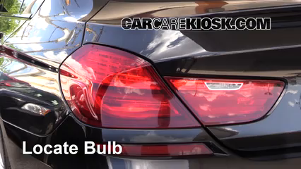 2014 BMW 650i xDrive Gran Coupe 4.4L V8 Turbo Luces Luz de reversa (reemplazar foco)